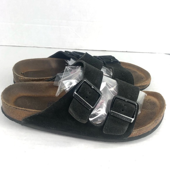 Birkenstock Shoes - Birkenstock Sz 7-7.5 Women’s Black Sandals Flips